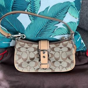 Coach Signature Mini Bag Monogram Brown